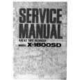 Cover page of AKAI X-1800SD Service Manual