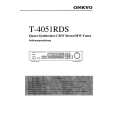 Cover page of ONKYO T-4051RDS Owner's Manual