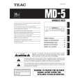 Cover page of TEAC MD5 Owner's Manual