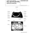 Cover page of KENWOOD KD291 Service Manual
