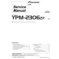 Cover page of PIONEER YPM2306ZF Service Manual