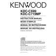 Cover page of KENWOOD KDC-C719MP Owner's Manual