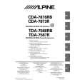 Cover page of ALPINE CDA-7873R Service Manual