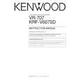 Cover page of KENWOOD VR-707 Owner's Manual