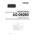 Cover page of TEAC AG-D9260 Service Manual