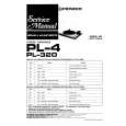 Cover page of PIONEER PL320 Service Manual