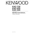 Cover page of KENWOOD KAC628 Owner's Manual
