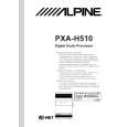 Cover page of ALPINE PXA-H510 Owner's Manual