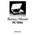 Cover page of PIONEER PL-630 Service Manual