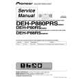 Cover page of PIONEER DEH-P88RS Service Manual