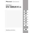 Cover page of PIONEER DV989AVI Owner's Manual