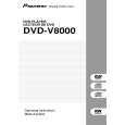 Cover page of PIONEER DVD-V8000 Owner's Manual