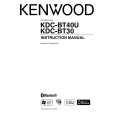 Cover page of KENWOOD KDC-BT30 Owner's Manual