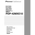 Cover page of PIONEER PDP42MXE10 Owner's Manual