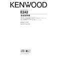 Cover page of KENWOOD E242 Owner's Manual