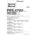 Cover page of PIONEER PRSX320 Service Manual