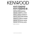 Cover page of KENWOOD KVT-725DVD Owner's Manual