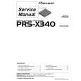 Cover page of PIONEER PRS-X340/XR/EW Service Manual