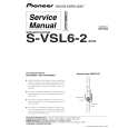 Cover page of PIONEER S-VSL6-2/XCN Service Manual