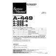 Cover page of PIONEER A339/S Service Manual