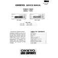 Cover page of ONKYO T405X Service Manual