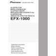 Cover page of PIONEER EFX-1000 Owner's Manual