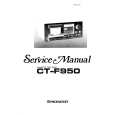 Cover page of PIONEER CT-F950 Service Manual