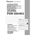 Cover page of PIONEER PDK-50HW3/UCYVBKE Owner's Manual