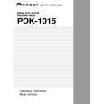 Cover page of PIONEER PDK-1015 Owner's Manual