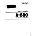 Cover page of TEAC A-880 Service Manual