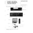 Cover page of KENWOOD KRC554D/L Service Manual