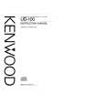 Cover page of KENWOOD UD100 Owner's Manual