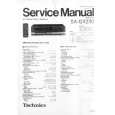 Cover page of TECHNICS SAGX320 Service Manual