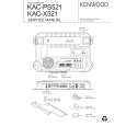 Cover page of KENWOOD KAC-X521 Service Manual