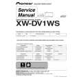 Cover page of PIONEER XW-DV1WS/MAXJ Service Manual