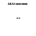 Cover page of AKAI M8 Service Manual