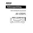 Cover page of AKAI AAV29DPL Owner's Manual