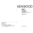 Cover page of KENWOOD P707 Owner's Manual