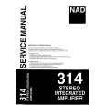 Cover page of NAD 314 Service Manual