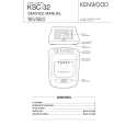 Cover page of KENWOOD KSC32 Service Manual