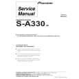 Cover page of PIONEER S-A330 Service Manual