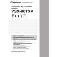 Cover page of PIONEER VSX-90TXV/KUXJ/CA Owner's Manual