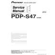Cover page of PIONEER PDP-S47E Service Manual
