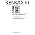 Cover page of KENWOOD C-V550 Owner's Manual
