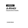 Cover page of ONKYO A-RV401 Owner's Manual