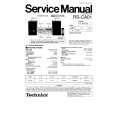 Cover page of TECHNICS RSCA01 Service Manual