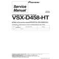 Cover page of PIONEER VSX-D458-HT Service Manual