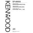 Cover page of KENWOOD DP880SG Owner's Manual