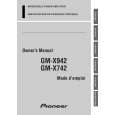 Cover page of PIONEER GM-X942 Owner's Manual