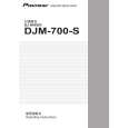 Cover page of PIONEER DJM-700-S/WAXJ5 Owner's Manual